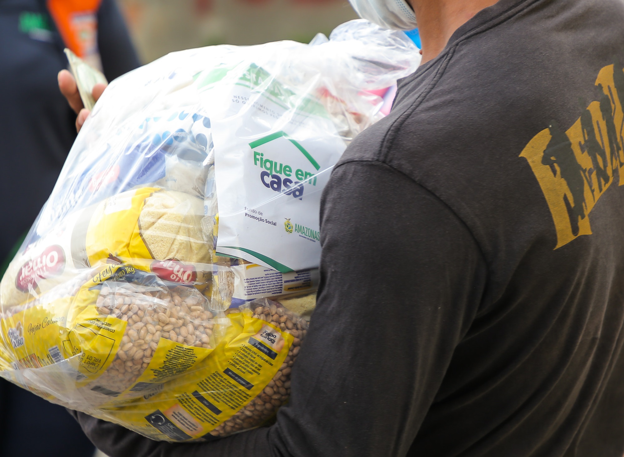 Mais 30t de alimentos são arrecadados para população em situação de vulnerabilidade Mais 30t de alimentos são arrecadados para população em situação de vulnerabilidade