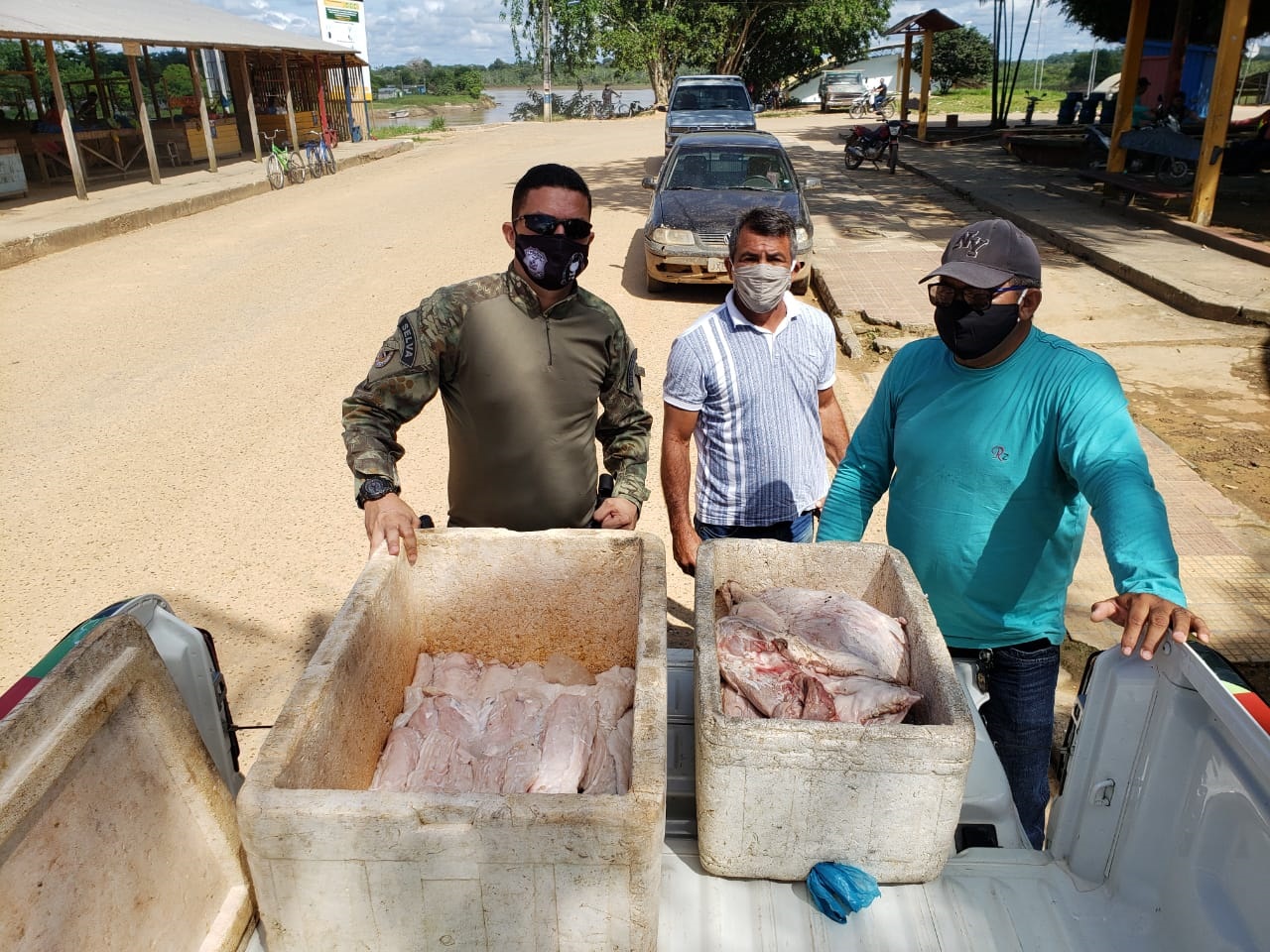 Carne ilegal de animais silvestres e pirarucu s&atilde;o apreendidos em Eirunep&eacute;