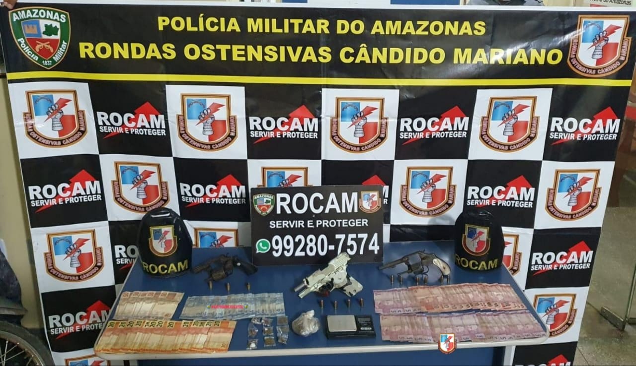 Armado e com maconha, homem acaba entregando outros tr&ecirc;s comparsas em Tabatinga