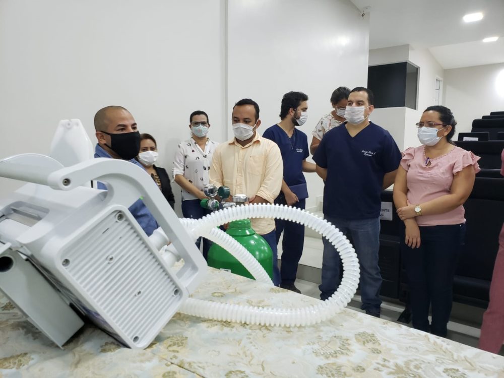 Susam entrega respiradores e capacita profissionais do interior