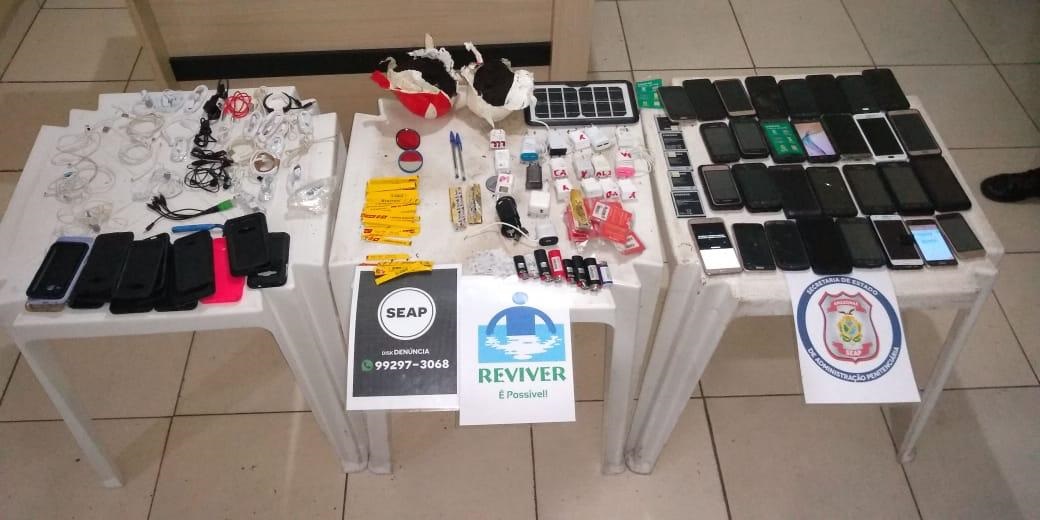 Seap impede arremesso de celulares, chips, fones e tabaco para o Compaj
