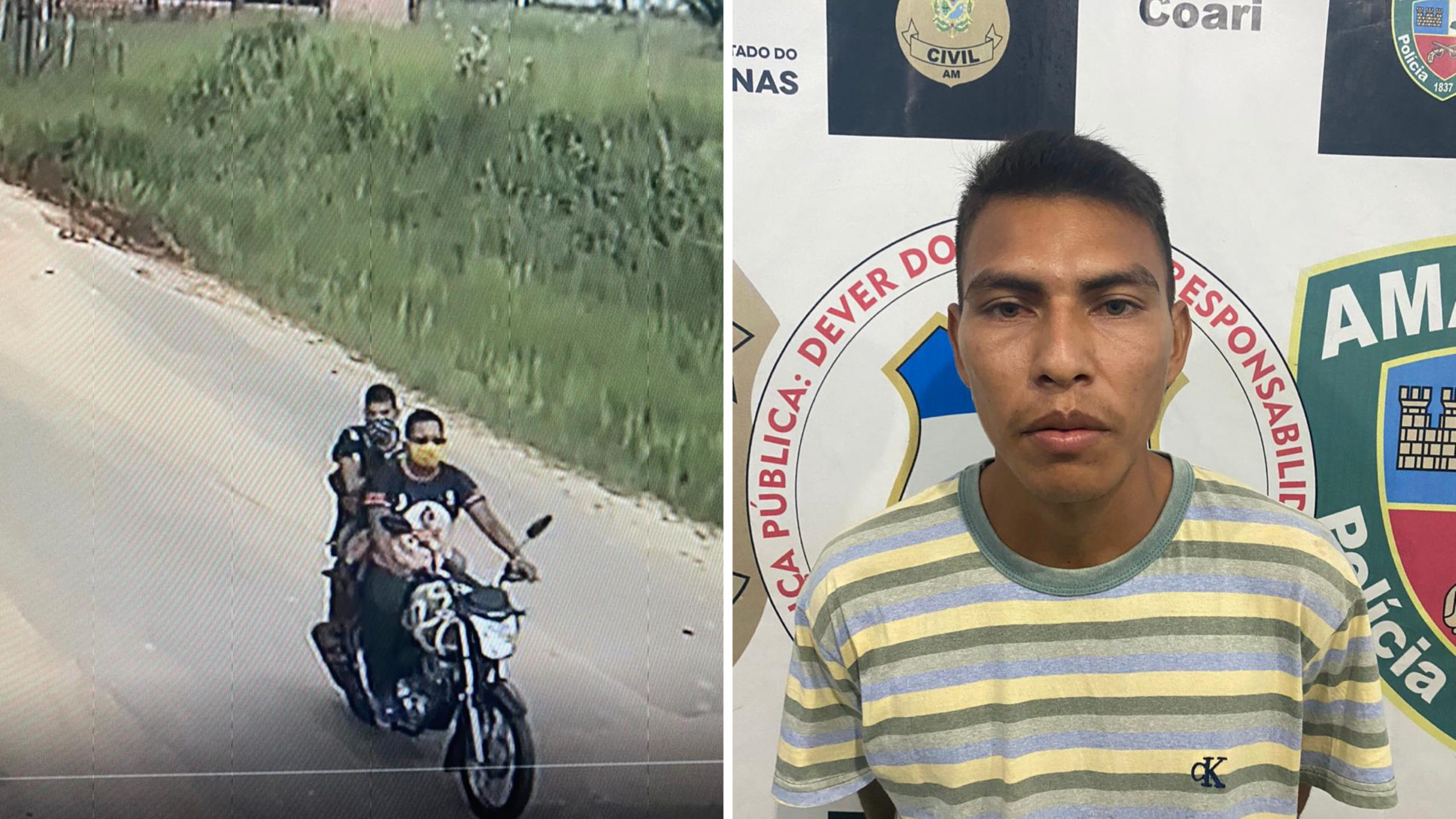 Homem é preso suspeito de roubar e assassinar professor em Coari Homem é preso suspeito de roubar e assassinar professor em Coari