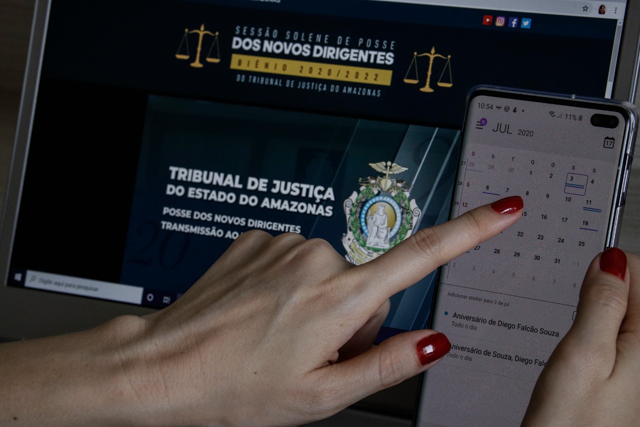 TJAM lança site interativo para transmitir solenidade de posse de novos dirigentes TJAM lança site interativo para transmitir solenidade de posse de novos dirigentes