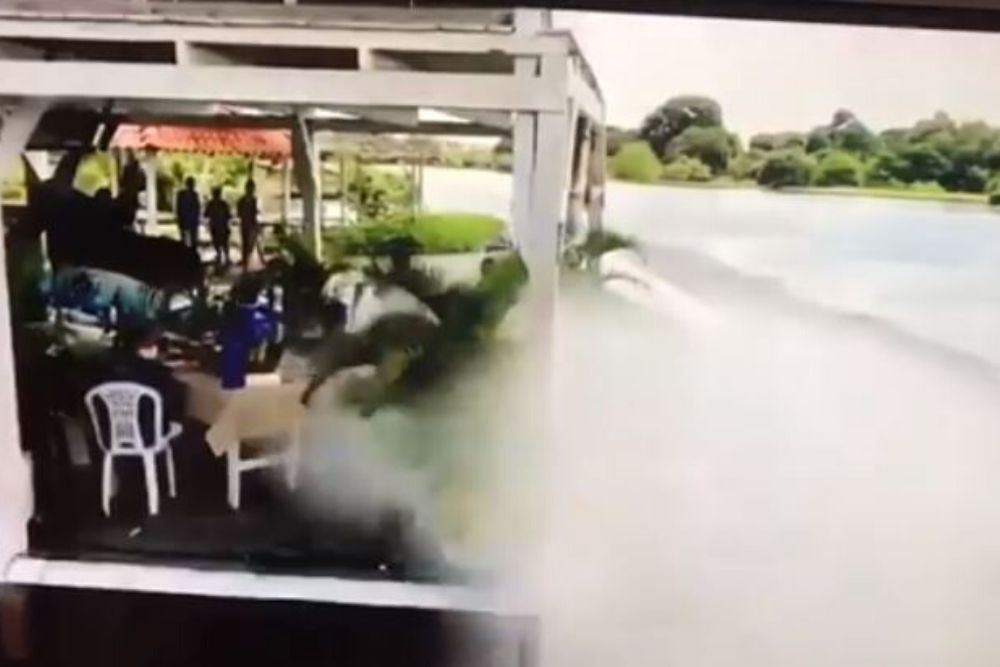 Piloto que deu caldo em live Piloto que deu caldo em live