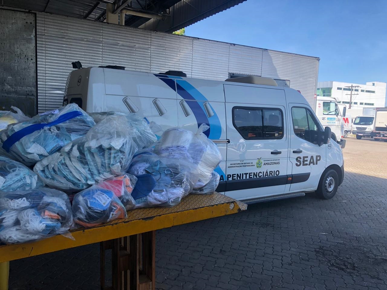 Seap entrega mais de 30 mil máscaras descartáveis à Susam Seap entrega mais de 30 mil máscaras descartáveis à Susam