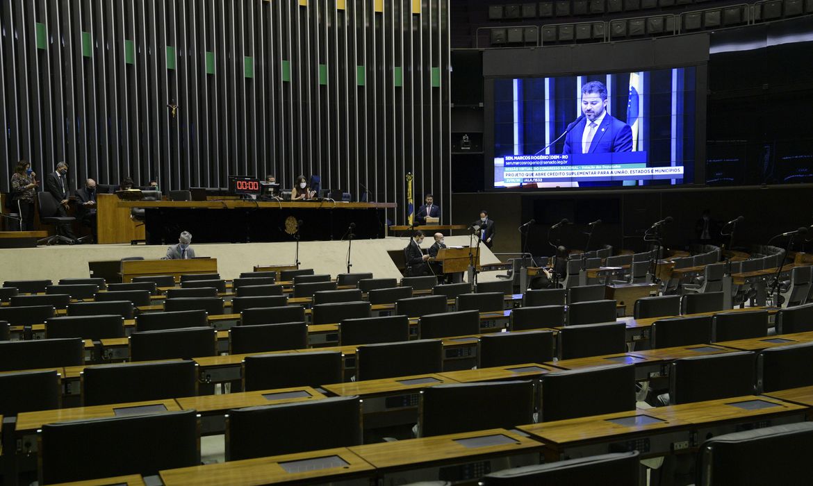 Câmara aprova crédito de R$ 639 milhões para ações na pandemia Câmara aprova crédito de R$ 639 milhões para ações na pandemia