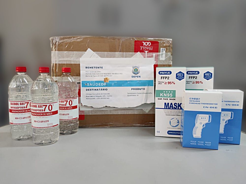 Seap recebe lote de insumos do Depen para combate &agrave; Covid-19