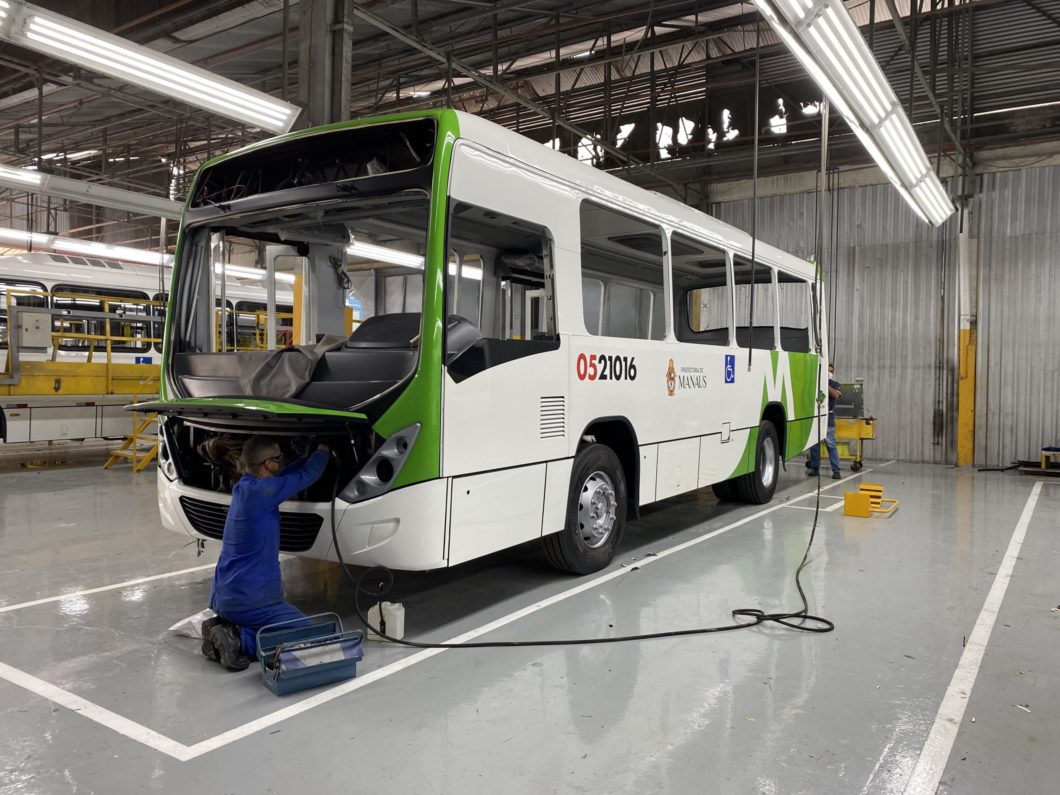 Metade dos novos ônibus, 150 coletivos, deve chegar a Manaus entre final de agosto e setembro, diz Sinetram Metade dos novos ônibus, 150 coletivos, deve chegar a Manaus entre final de agosto e setembro, diz Sinetram
