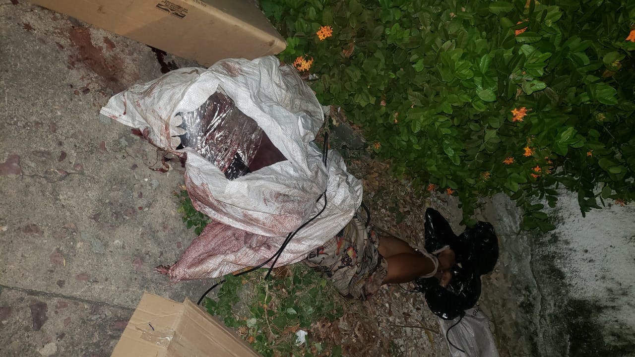 Corpo em saco de estopa e com a cabeça enrolada com papel film é encontrado na Cachoeirinha Corpo em saco de estopa e com a cabeça enrolada com papel film é encontrado na Cachoeirinha