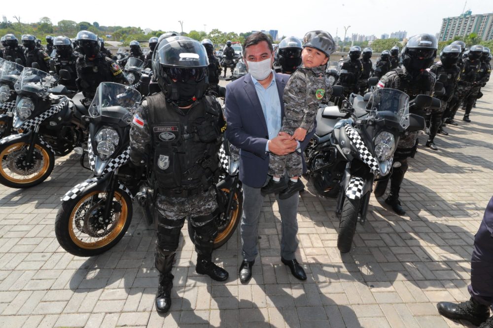 Com lançamento do 'Rocam Motos', governador anuncia mais investimentos em Segurança Pública Com lançamento do 'Rocam Motos', governador anuncia mais investimentos em Segurança Pública