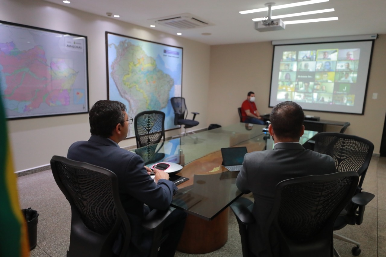 Wilson Lima participa de reunião com empresários para discutir sustentabilidade ambiental no pós-pandemia Wilson Lima participa de reunião com empresários para discutir sustentabilidade ambiental no pós-pandemia