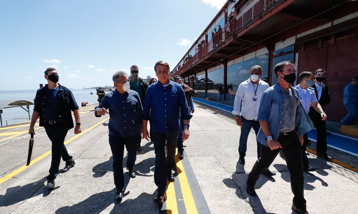Bolsonaro destaca a&ccedil;&otilde;es contra pandemia no Par&aacute;