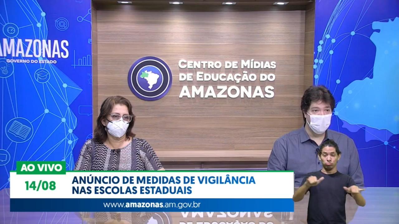 Seduc e FVS anunciam testagem em massa em professores e fazem balanço de retorno presencial Seduc e FVS anunciam testagem em massa em professores e fazem balanço de retorno presencial