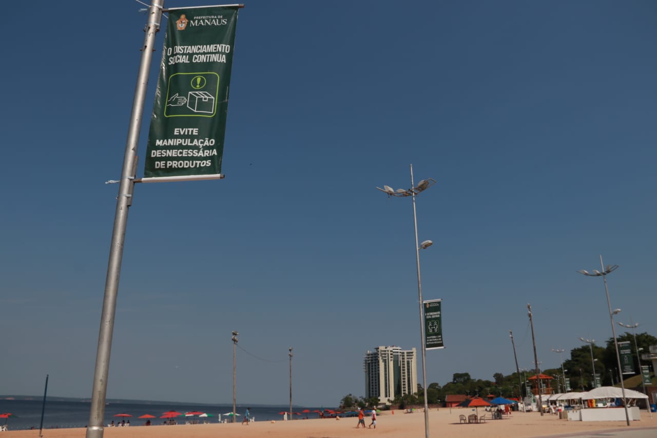 Defensoria recomenda reforço na fiscalização ou interdição da Ponta Negra e balneários públicos Defensoria recomenda reforço na fiscalização ou interdição da Ponta Negra e balneários públicos