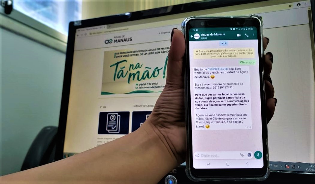 Águas de Manaus inicia campanha de negociação de dívidas online nesta segunda-feira Águas de Manaus inicia campanha de negociação de dívidas online nesta segunda-feira