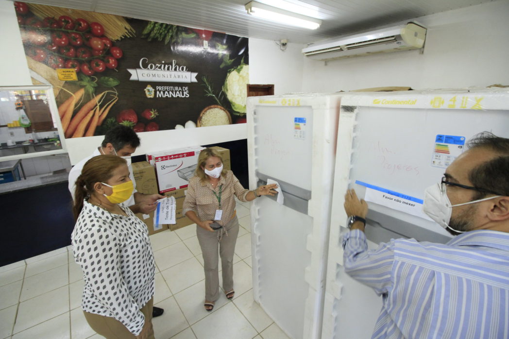 Multinacional doa eletrodom&eacute;sticos para equipar Cozinhas Comunit&aacute;rias de Manaus
