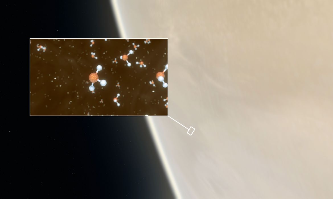 Molécula rara em Vênus pode sinalizar presença de vida extraterrestre Molécula rara em Vênus pode sinalizar presença de vida extraterrestre