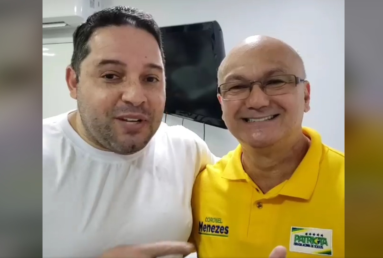 Patriota oficializa candidatura de Coronel Menezes e seu vice será o delegado Rafael Costa Patriota oficializa candidatura de Coronel Menezes e seu vice será o delegado Rafael Costa