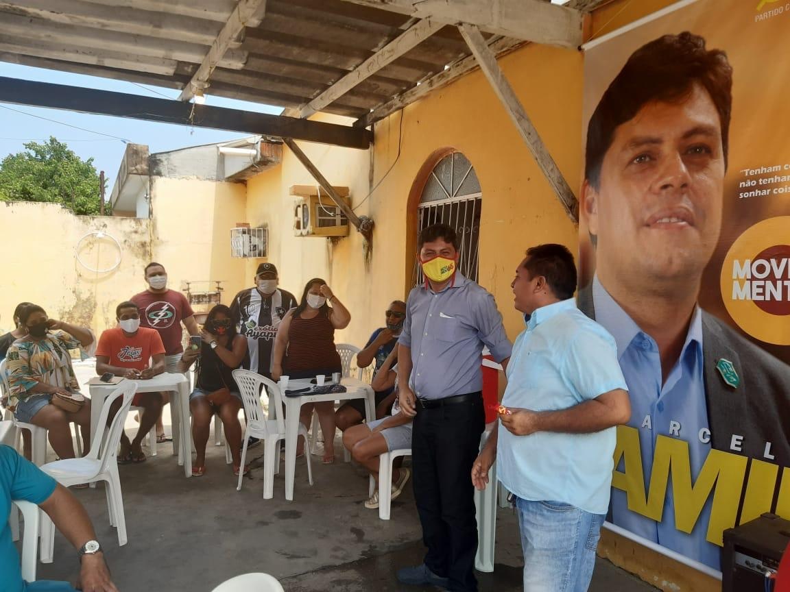 Marcelo Amil inicia campanha visitando comunidades da periferia Marcelo Amil inicia campanha visitando comunidades da periferia