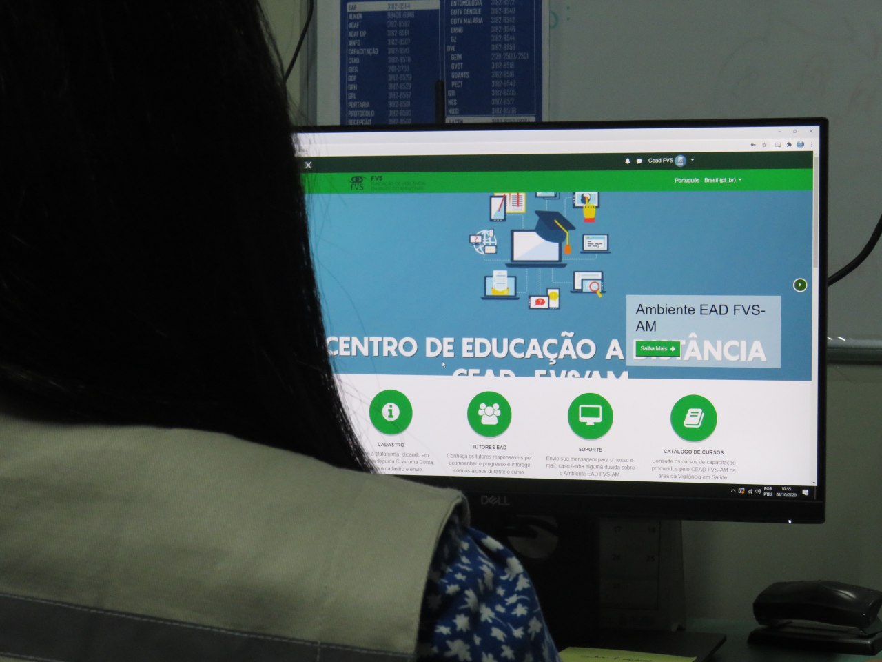 Curso básico a distância sobre Covid-19 é ofertado pela FVS-AM Curso básico a distância sobre Covid-19 é ofertado pela FVS-AM