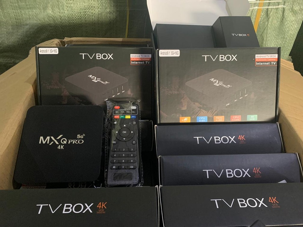 Operação apreende R$ 50 milhões do crime organizado, incluindo 60 mil TV box Operação apreende R$ 50 milhões do crime organizado, incluindo 60 mil TV box