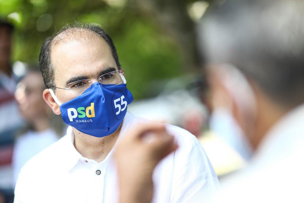 O candidato a prefeito de Manaus Ricardo Nicolau O candidato a prefeito de Manaus Ricardo Nicolau