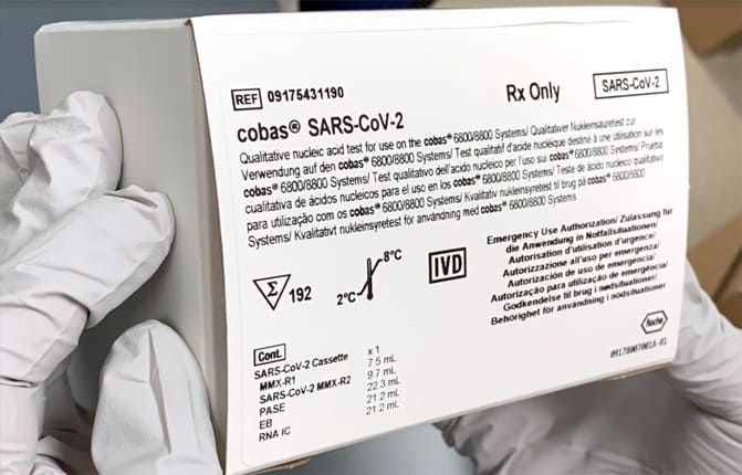 Roche lan&ccedil;a novo teste que permite diagnosticar Covid em 18 minutos