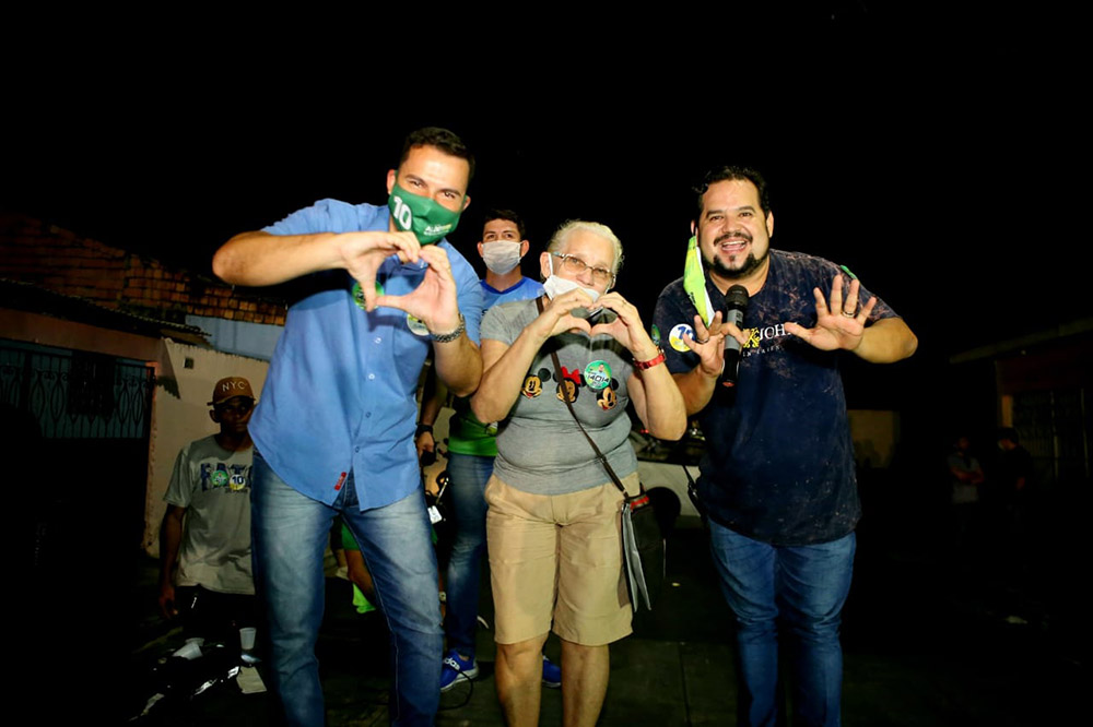 Capitão Alberto Neto em campanha para prefeito de Manaus Capitão Alberto Neto em campanha para prefeito de Manaus