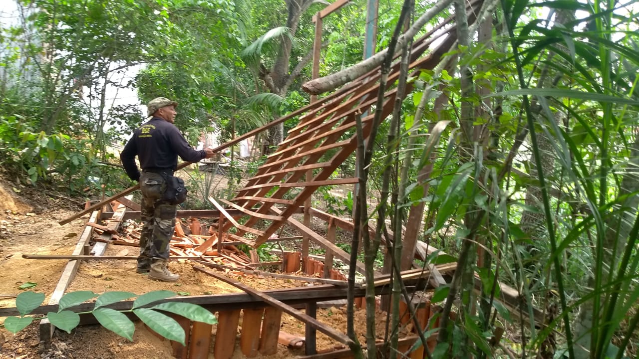 Prefeitura impede novo foco de ocupa&ccedil;&atilde;o em &aacute;rea verde na zona Norte