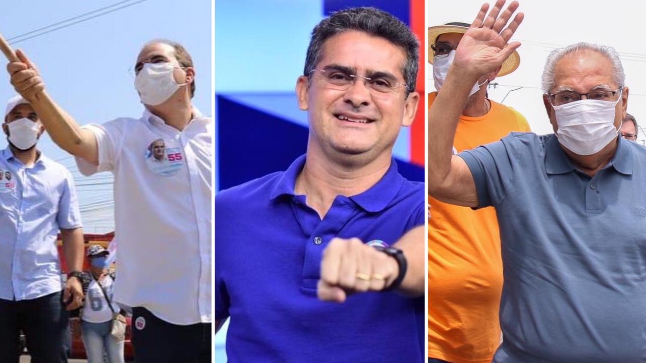 Amazonino segue na lideran&ccedil;a em nova pesquisa e David abre vantagem em cima de Nicolau