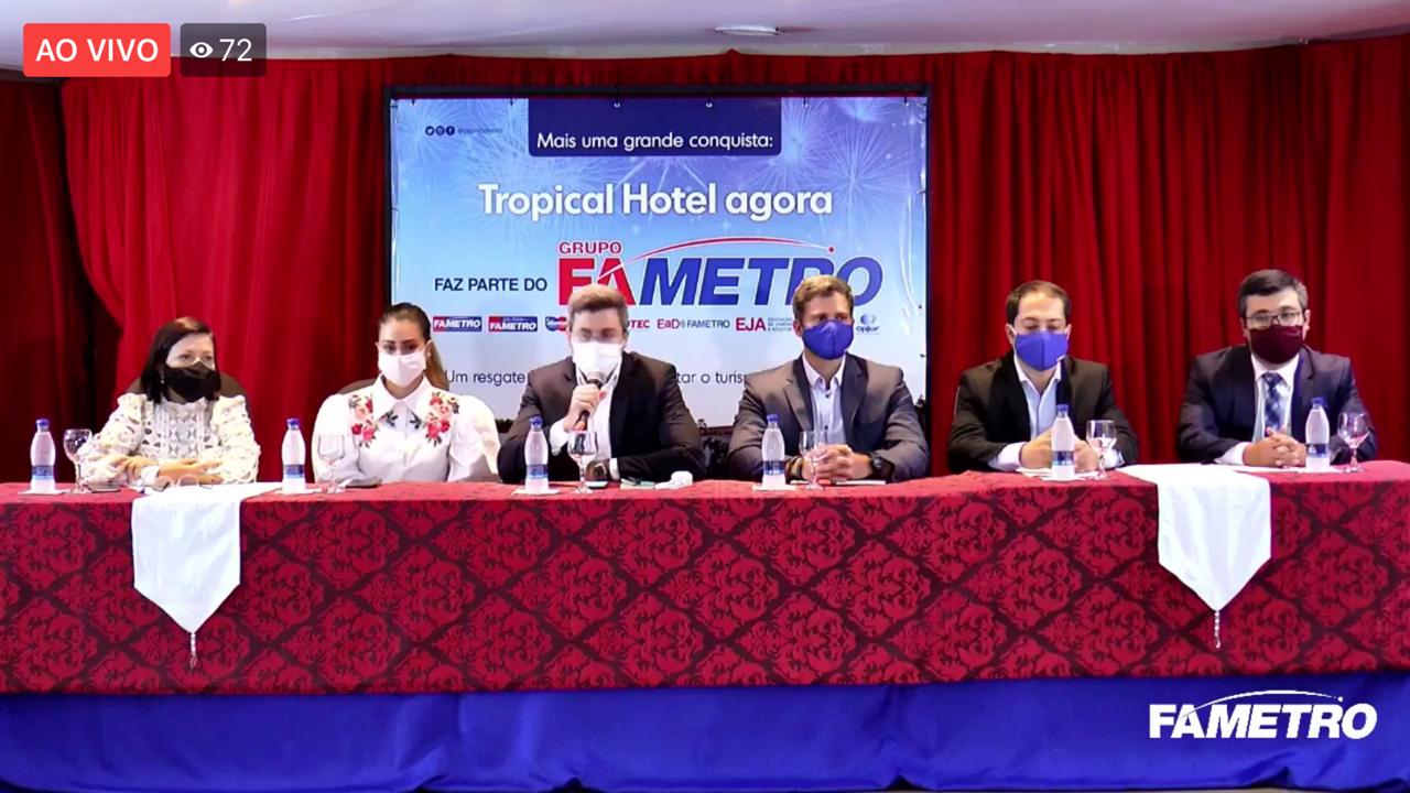 Após arrematar Tropical Hotel, Fametro anuncia entrada no negócio do turismo e quer abrir unidade em breve Após arrematar Tropical Hotel, Fametro anuncia entrada no negócio do turismo e quer abrir unidade em breve