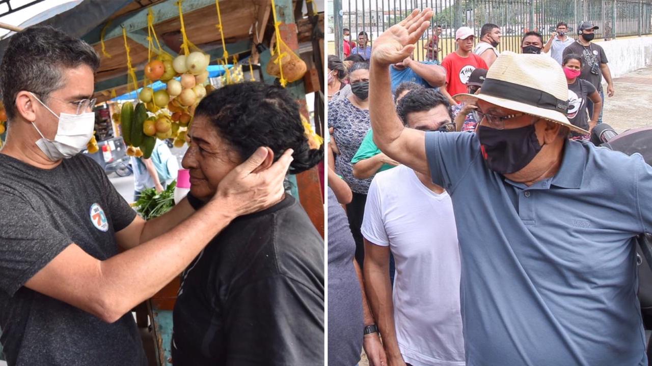 Amazonino e David favoritos para 2° Turno, segundo três pesquisas publicadas hoje (13/11) Amazonino e David favoritos para 2° Turno, segundo três pesquisas publicadas hoje (13/11)