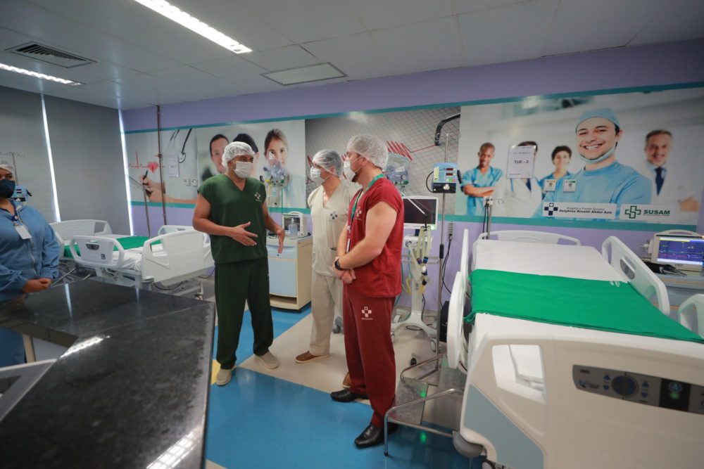 Wilson Lima entrega 15 leitos no Delphina Aziz e hospital chega a 120 UTIs para Covid-19