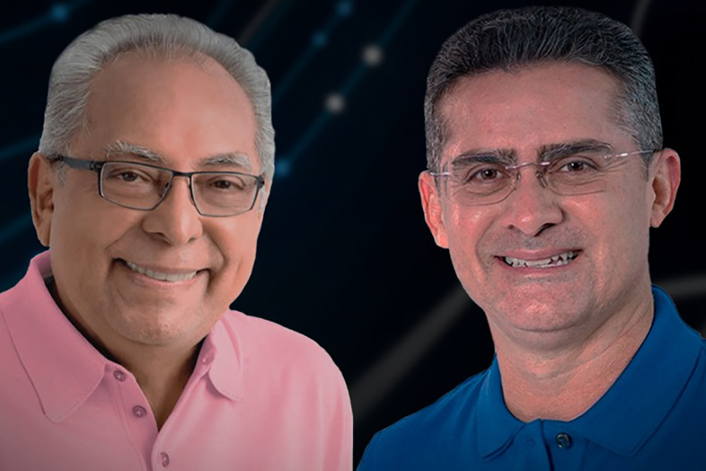David Almeida com Amazonino David Almeida com Amazonino