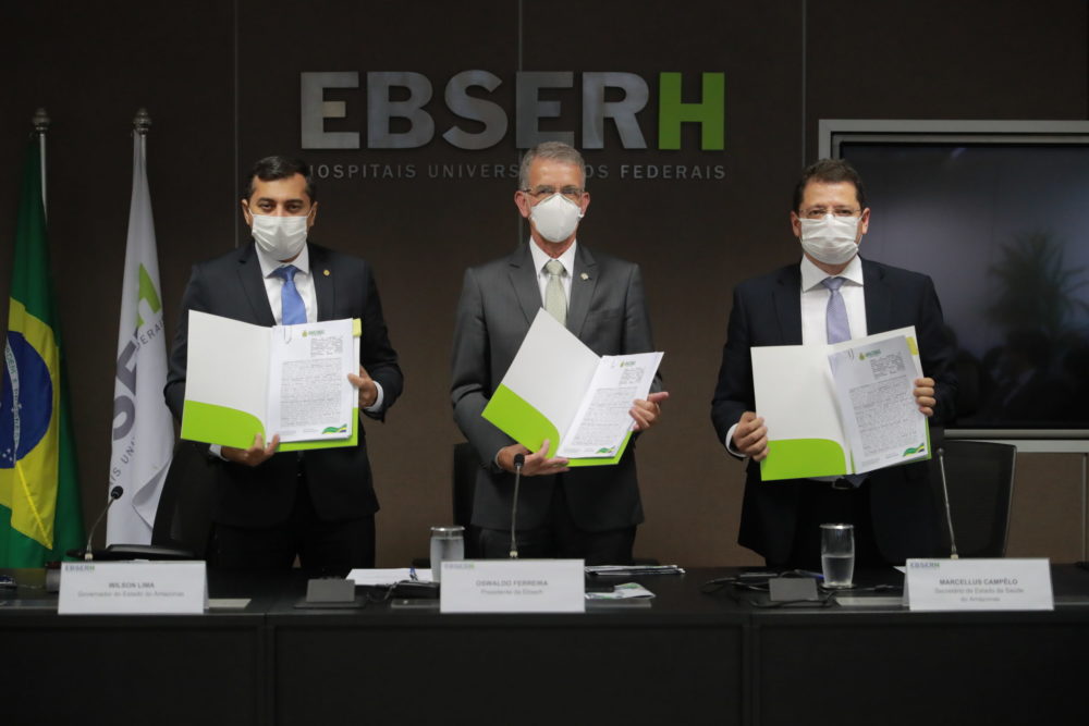 Em Brasília, governador firma convênio para ampliar oferta de consultas e cirurgias no AM Em Brasília, governador firma convênio para ampliar oferta de consultas e cirurgias no AM