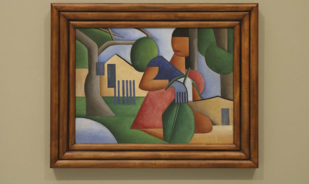 Tela de Tarsila do Amaral é vendida por R$ 57,5 milhões, um recorde para arte brasileira Tela de Tarsila do Amaral é vendida por R$ 57,5 milhões, um recorde para arte brasileira