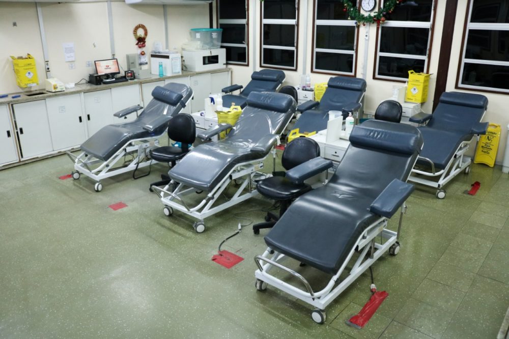 PMAM celebra 184 anos com doação de 80 bolsas de sangue para Hemoam PMAM celebra 184 anos com doação de 80 bolsas de sangue para Hemoam