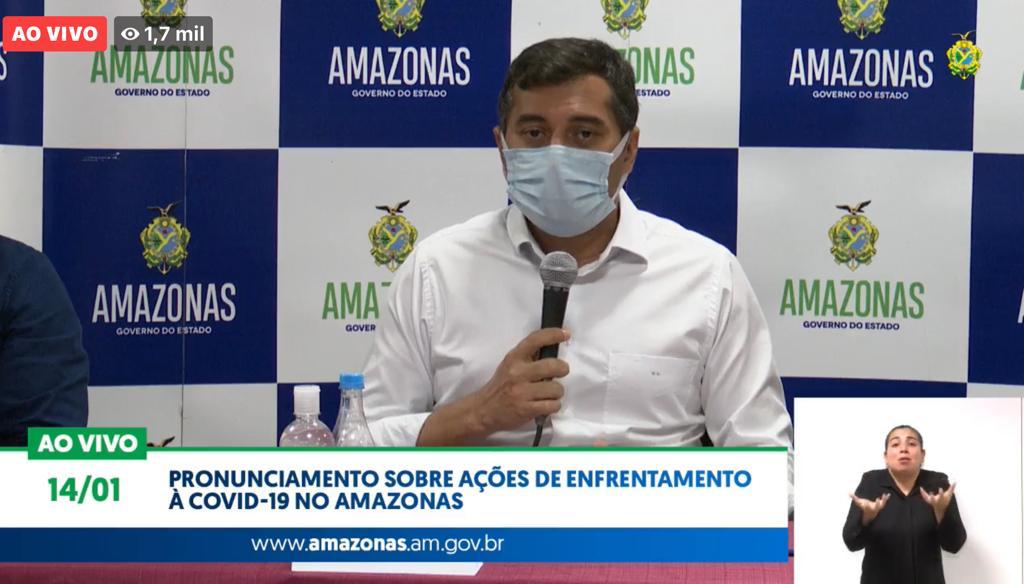 Manaus terá toque de recolher Manaus terá toque de recolher
