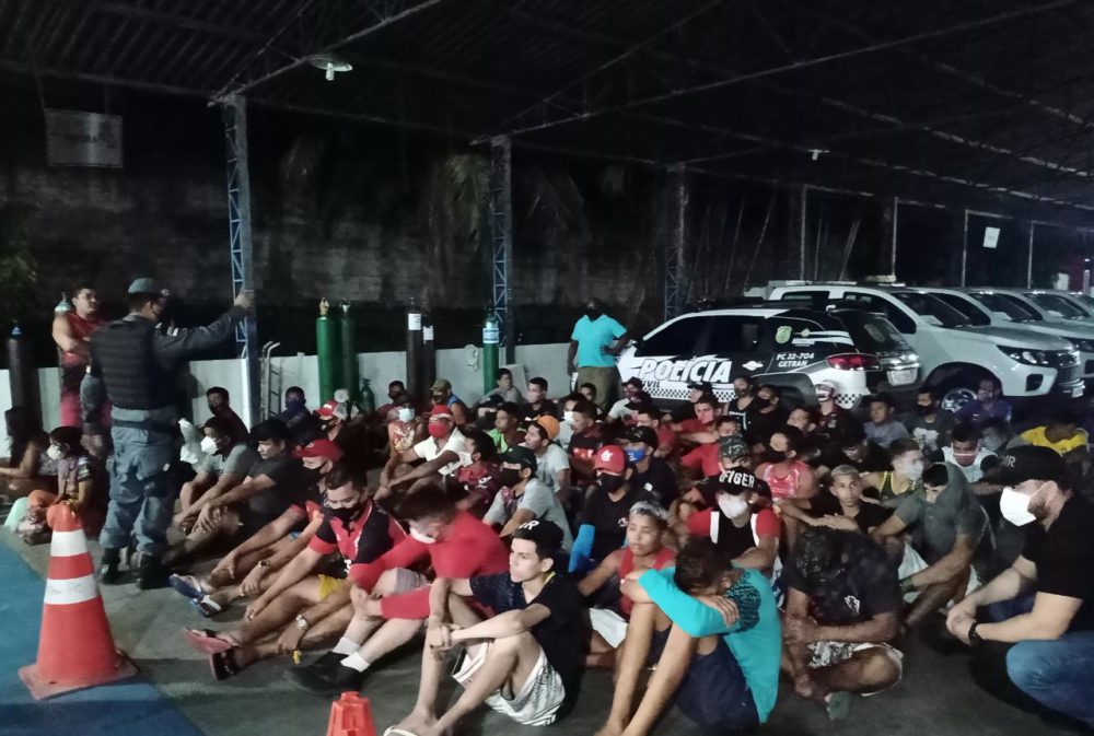 63 pessoas s&atilde;o presas em bares clandestinos na zona leste de Manaus durante toque de recolher