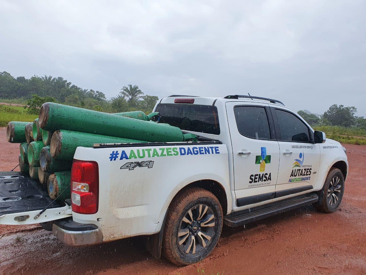 Autazes monta opera&ccedil;&atilde;o emergencial para transportar oxig&ecirc;nio