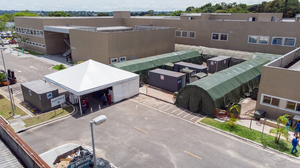 Amazonas abre enfermaria de campanha para aliviar lota&ccedil;&atilde;o hospitalar