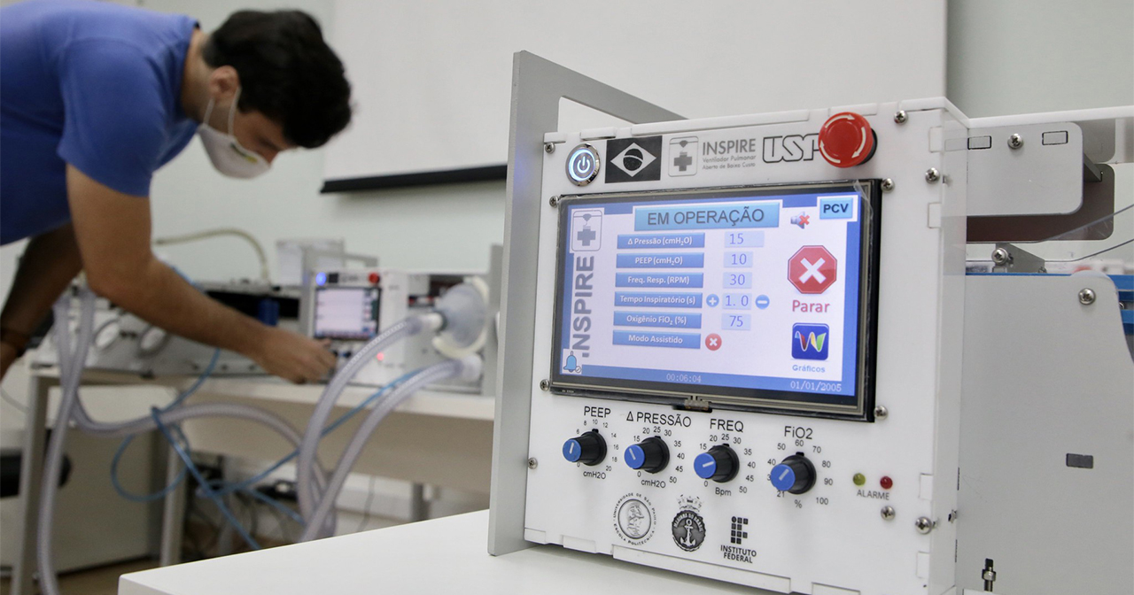 Ventiladores desenvolvidos pela USP ajudam hospitais do Amazonas