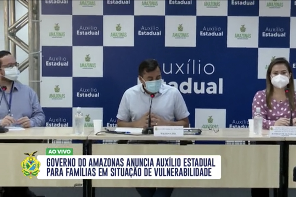 Governador anuncia auxílio Governador anuncia auxílio