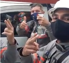 Funcion&aacute;rios que fizeram v&iacute;deo