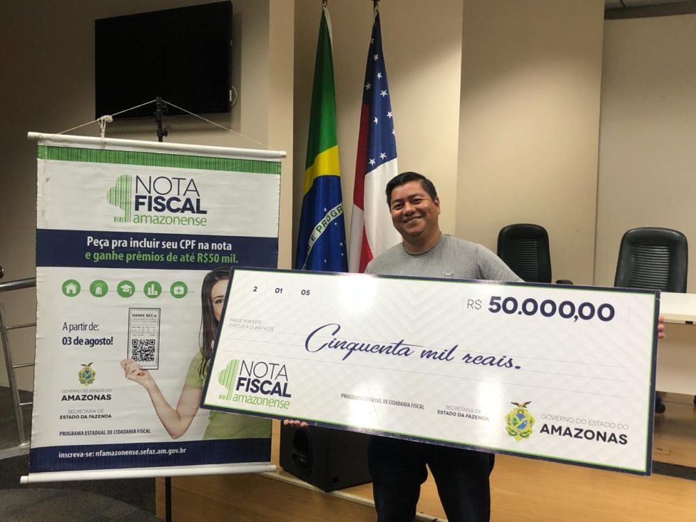 Sefaz realiza sorteio especial da campanha Nota Fiscal Amazonense Sefaz realiza sorteio especial da campanha Nota Fiscal Amazonense