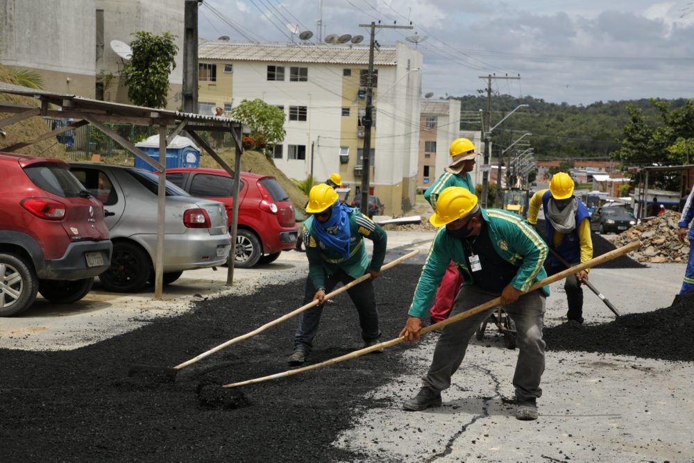 Mutirão já concluiu 70% das obras de revitalização no residencial Viver Melhor 2 Mutirão já concluiu 70% das obras de revitalização no residencial Viver Melhor 2