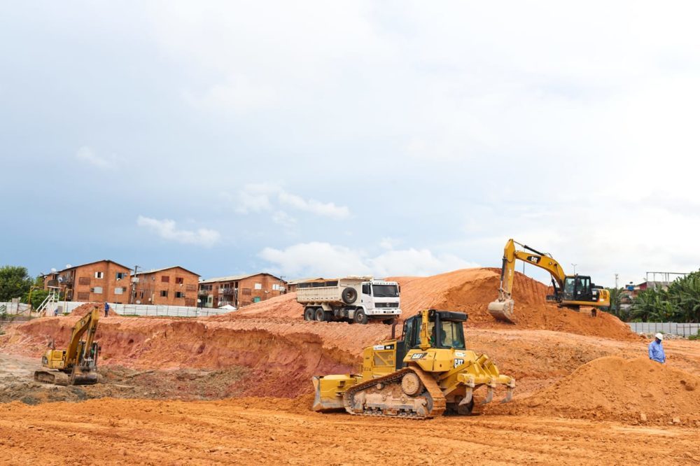 Governo do Estado avan&ccedil;a com obras do Prosamim no Igarap&eacute; do 40