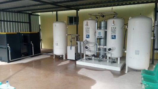 Usinas de produção de oxigênio enviadas pela Fiocruz estão em funcionamento Usinas de produção de oxigênio enviadas pela Fiocruz estão em funcionamento