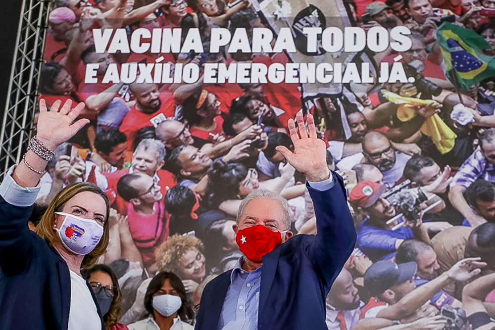 Em primeiro discurso após anulação, Lula diz que 'a verdade venceu' e cobra vacina Em primeiro discurso após anulação, Lula diz que 'a verdade venceu' e cobra vacina