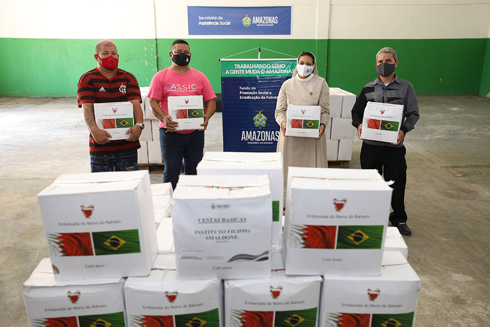 Governo do AM distribui mil cestas básicas doadas pelo Programa Pátria Voluntária Governo do AM distribui mil cestas básicas doadas pelo Programa Pátria Voluntária